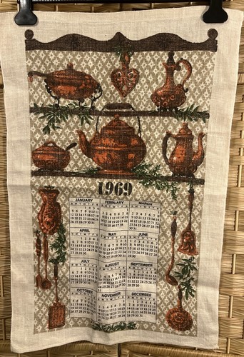 Vtg 1969 mcm - mcm, linen