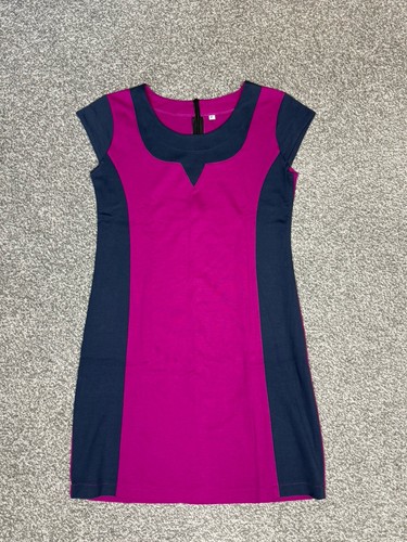 Fuchsia pink navy colour - pink,