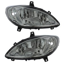Mercedes Vito Van 2003-2011 Headlights Headlamps W639 With Fog Lamp Left & Right