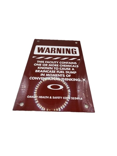 Rare oakley warning - rare,
