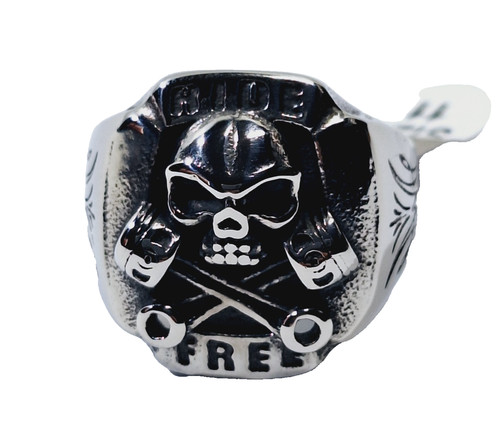Men ride free biker ring - men’s,