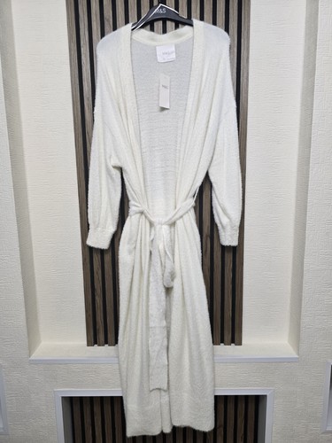 White fluffy long sleeved - white,