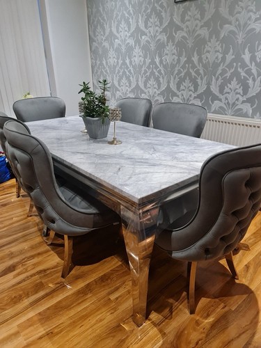 Large heavy marble dinning - large,