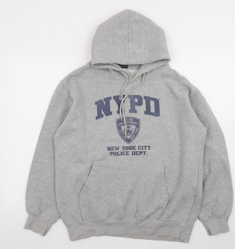 Nypd mens grey pullover - pullover, hoodie