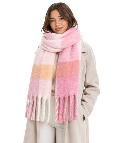 Womens oversized check scarf - womens,
