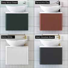 600mm bathroom fluted wall - 600mm,