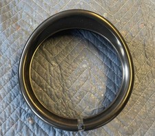 OEM Black Peaked  Headlamp Rim for Harley Davidson 6-3/4 inch Touring