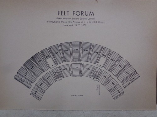 Msg felt forum concert - felt,