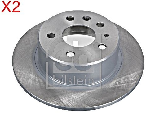 Rear brake disc pcs - pcs, febi