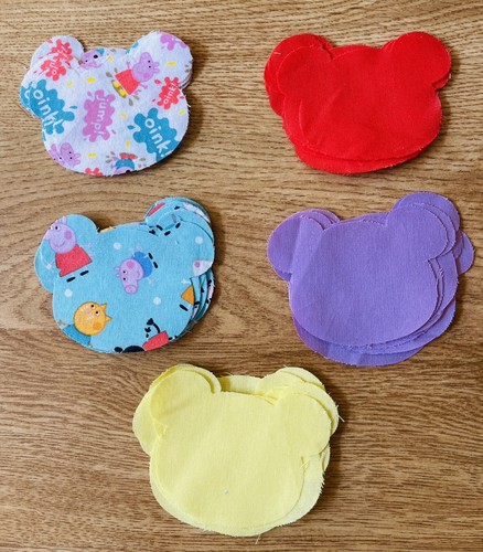 Cotton teddy head shapes - cotton,