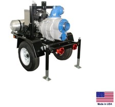 TRASH PUMP - Trailer Mounted -