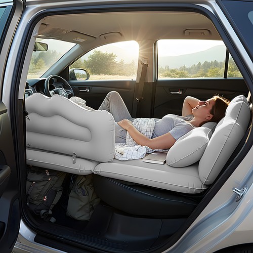 Inflatable air bed - air, car