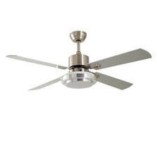 Ceiling Fan with Light Satin
