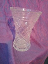 Large Vintage Crystal Vase