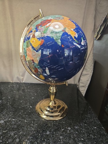 Globe gemstone world map - world,