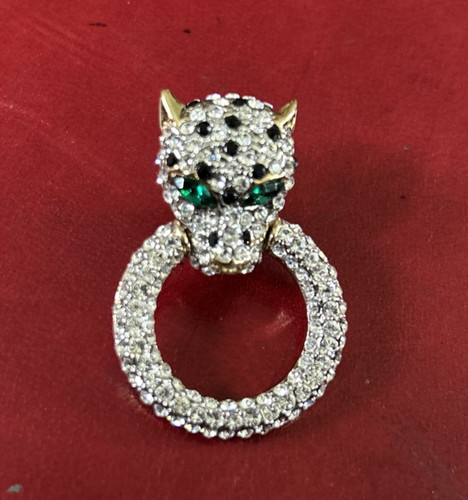 Butler wilson panther lapel - &,
