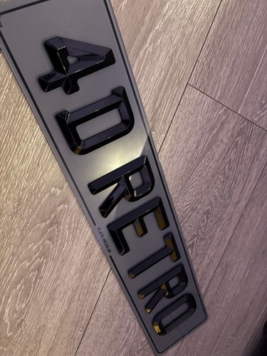 Number plates premium - plates, retro