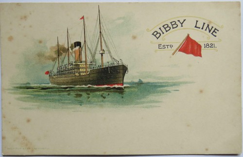 Vintage shipping postcard - postcard, of