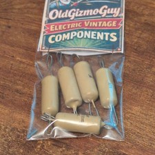 5 x Mullard Mustard 0.47 uF