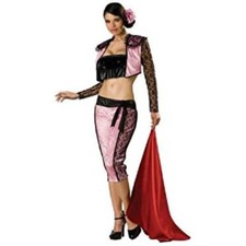 Pink Matador Sexy Adult Womens Tempting Toreador Costume Size Medium or Large