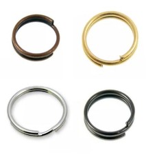 Split Ring Jump Ring Keyring