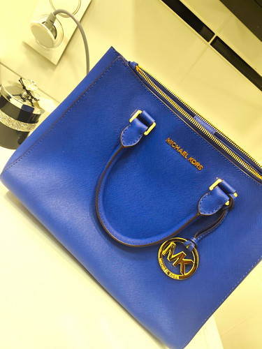 Michael kors blue saffiano - kors,