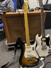 Squier by Fender Classic Vibe '50s Stratocaster, Electric Guitar,2-Tone Sunburst