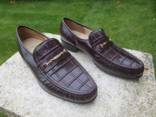 Vintage barker mens brugundy - barker,
