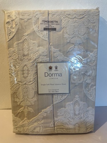 Dorma cream lace valance sheet - cream,