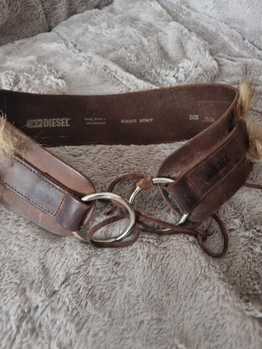 Rare vintage 90s diesel brown - diesel,