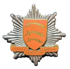 Essex County Fire Brigade cap badge