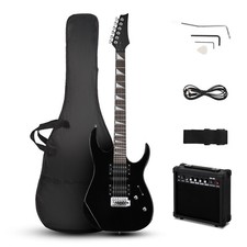 Glarry 170 Electric Guitar Novice 24 Fret 6 String 20W Amp 5 Pick-Up Tremo Bridg