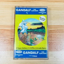 Gandalf the Sorcerer by Tymac 1984 Commodore 64 Shoot'em Up Arcade Game Cassette