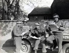 WWII B&W Photo US Military