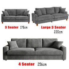 2/3/4 Seater Corduroy Sofa