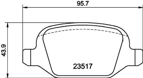 Mintex rear brake - mintex, pad