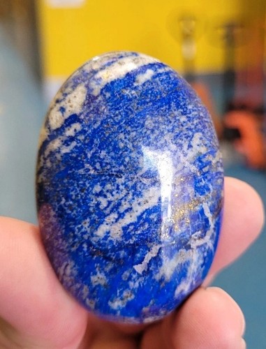 Lapis lazuli palmstone crystal - lazuli,