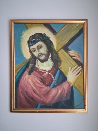Oil painting jesus christ - oil,
