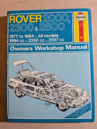 Haynes workshop manual rover - workshop,