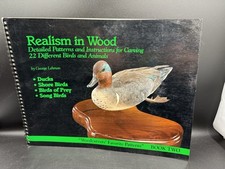 Realism in Wood Detailed Patterns & Instructions for Carving 22 Birds Ducks BK#2