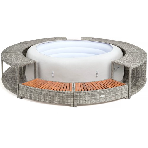 Lay spa rattan hot tub - rattan,