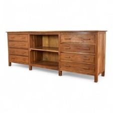 Vintage Hardwood Sideboard With Drawers
