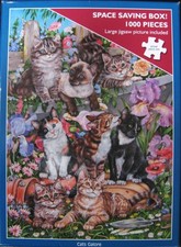 'Cats Galore' ' 1,000 piece jigsaw from Otter House. Complete and in VGC