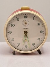 Vintage 60s. "Kienzle" Wind-UP Mechanical Alarm ClockWecker - Made in W.Germany
