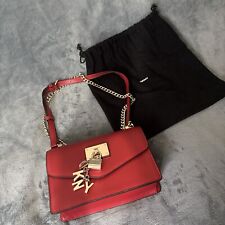 New DKNY Women's Elissa Lg Red Shoulder Bag