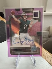2022 Clearly Donruss Carson Strong Rated Rookie Signatures Auto Purple /175