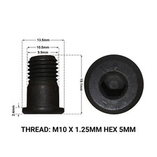 2X FRONT BRAKE DISC RETAINING