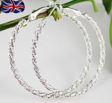 925 Sterling Silver Hoop