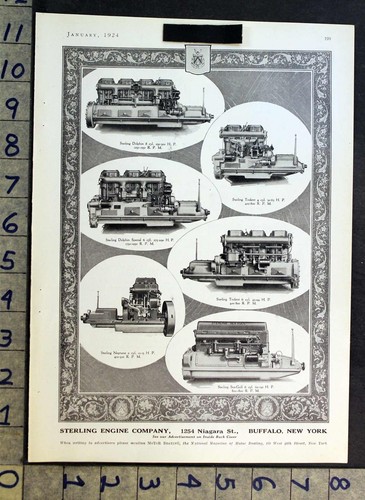 1924 sterling marine engine - 1924,