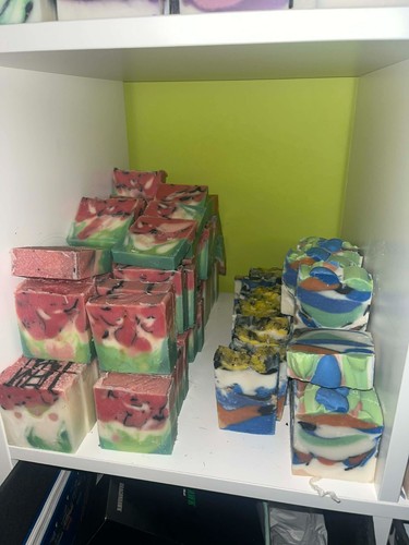 Hand made soaps - hand, off-cuts